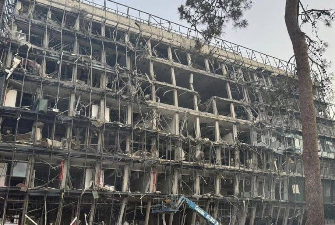 صورة تظهر الدمار الهائل في معهد “وايزمن”، بعد القصف الإيراني…
