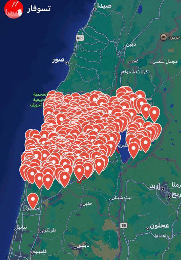 عاجل || صفارات الإنذار تتوسع في شمال فلسطين المحتلة، وتمتد…