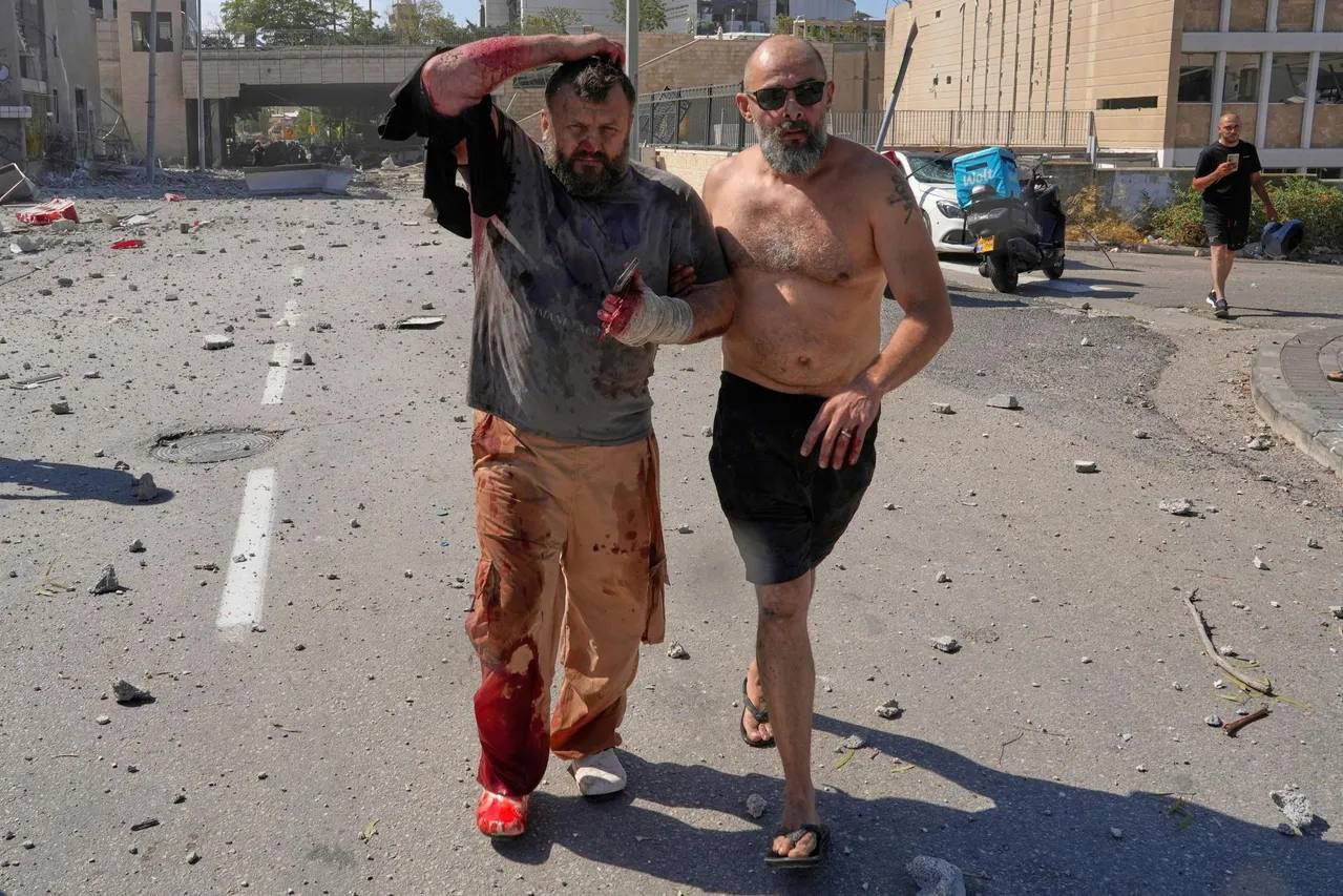 صور المستوطنين في الأراضي المحتلة أثناء القصف الإيراني