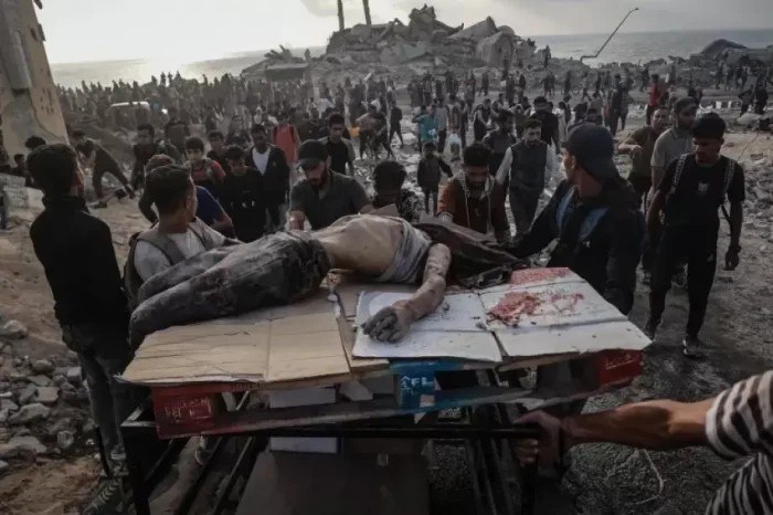 المكتب الإعلامي الحكومي في غزة:
المدنيون المجوعون في القطاع يقتلون بدم…
