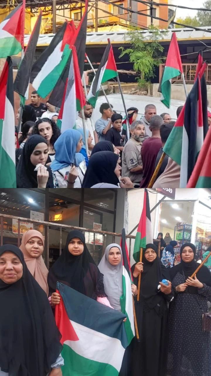 🔴 وقفة جماهيرية في مخيم البرج الشمالي جنوبي لبنان؛ رفضا…