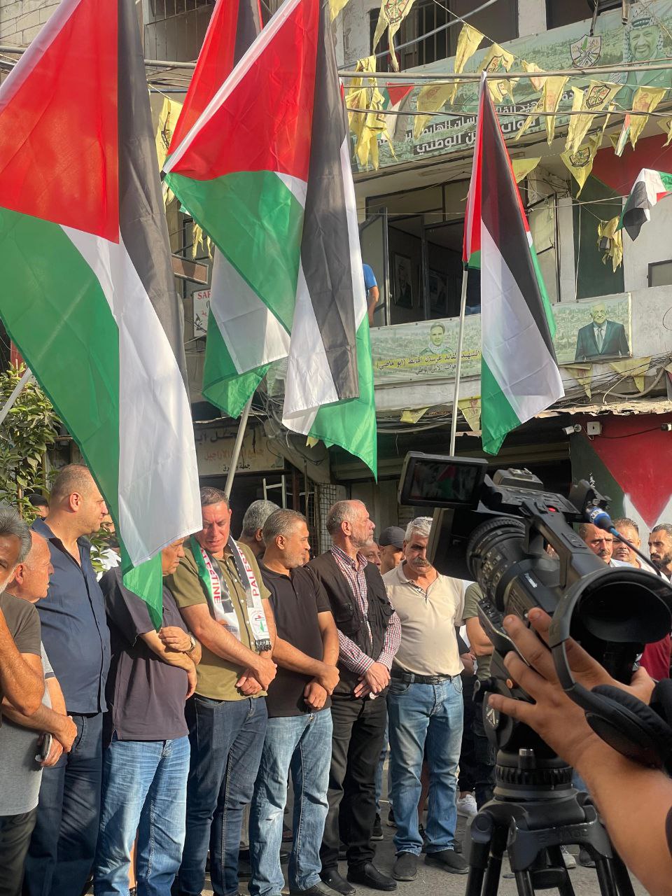 🔴 من الاعتصام التضامني مع غزة في مخيم برج البراجنة…
