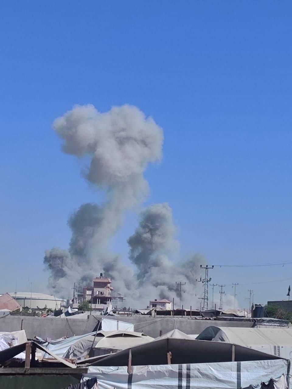 🔴 جانب من العدوان الصهيوني على محيط مدينة حمد، شمال…