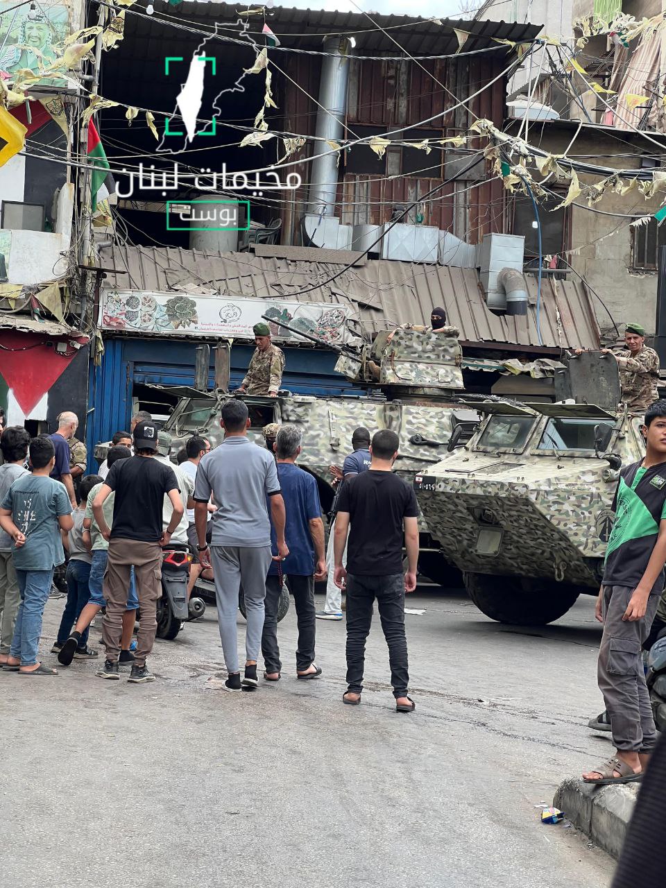 صور || انتشار الجيش اللبناني على مدخل مخيم برج البراجنة…