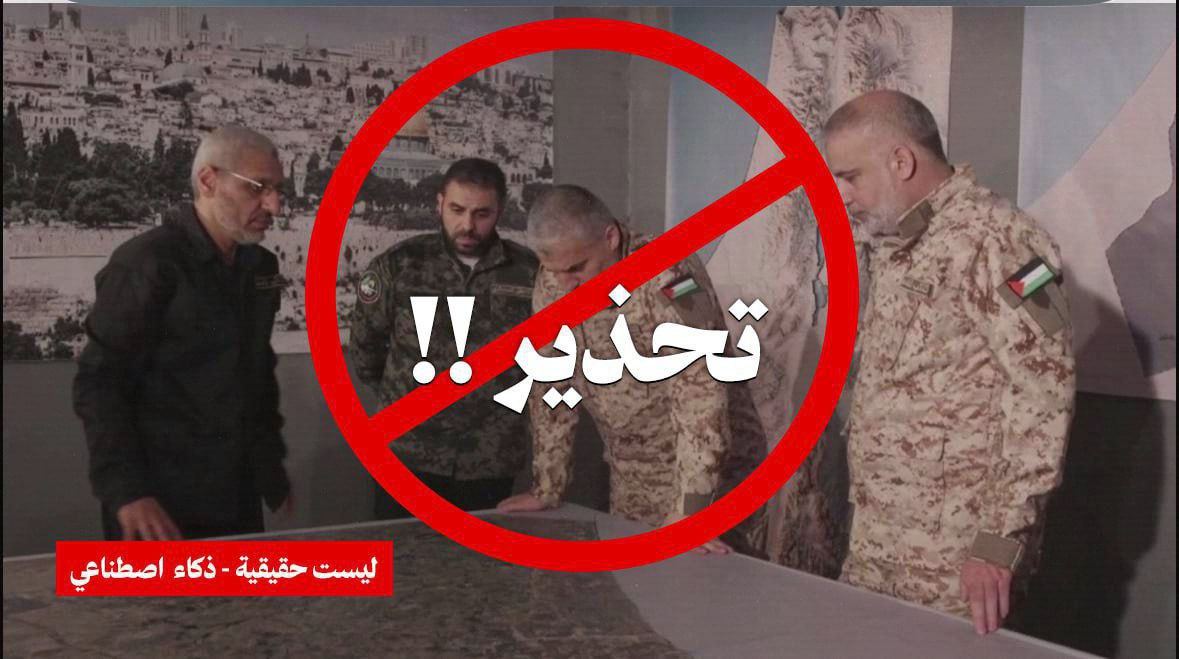 الصورة التي زعم الاحتلال أنها تعود لقادة القسام ليست حقيقية،…