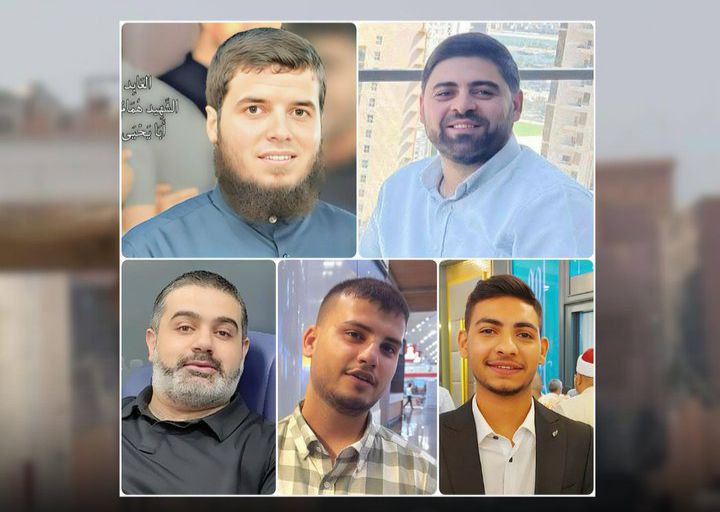 الشهداء الذين ارتقوا في عملية الاغتيال التي استهدفت مقر حماس…