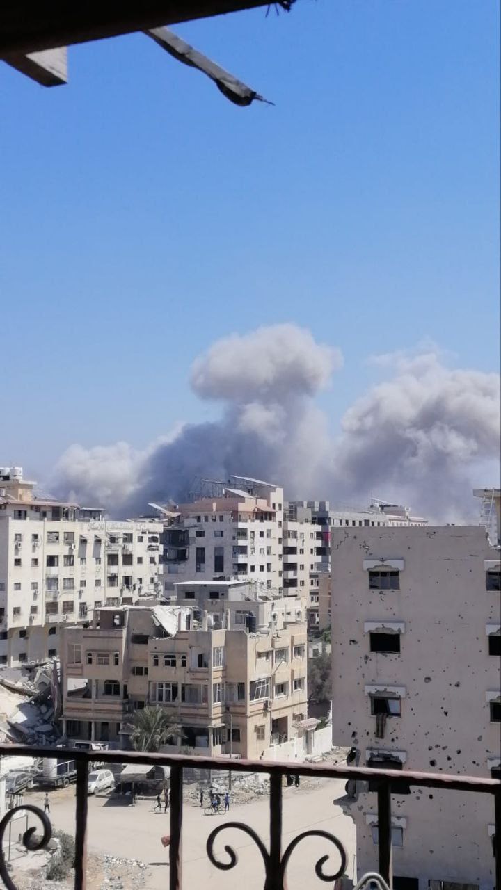 عاجل || طيران الاحتلال الإسرائيلي يقصف برج مهنا في حي…