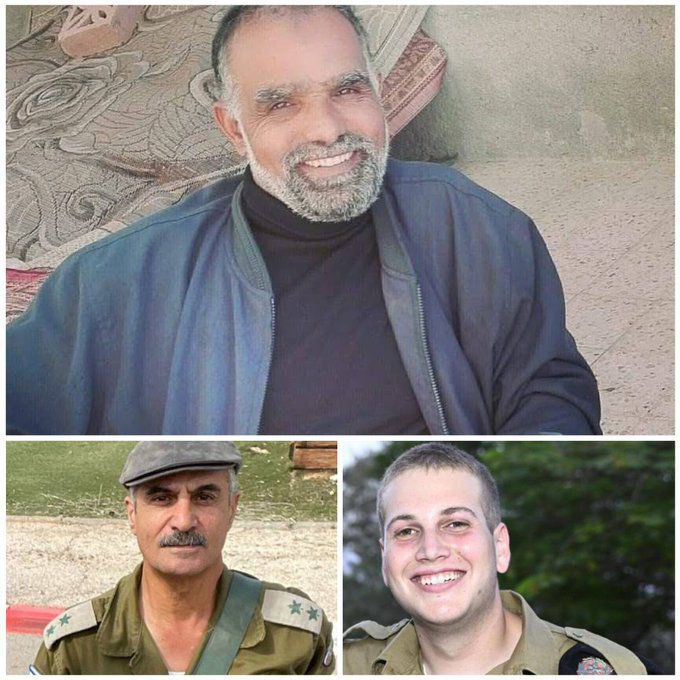 في أعلى الصورة… الشهيد الأردني عبد المطلب القيسي، 57 عامًا،…