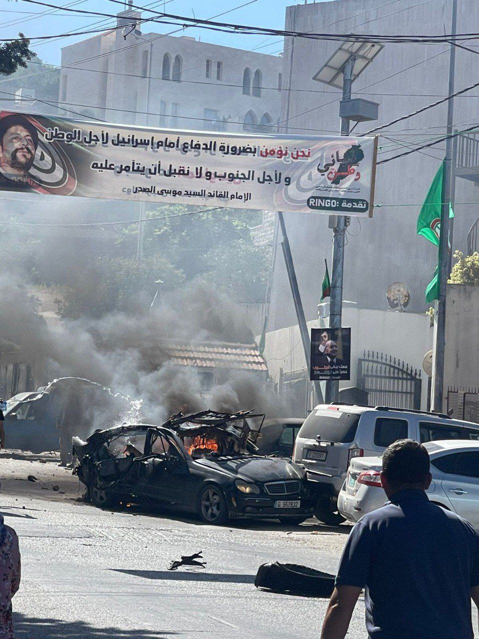 عاجل || مسيّرة صهيونية تستهدف سيارة في بلدة تبنين في…