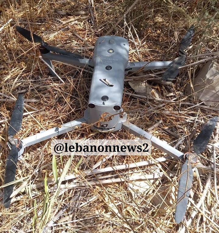 سقوط طائرة مسيرة للاحتلال في بلدة بليدا جنوبي لبنان.