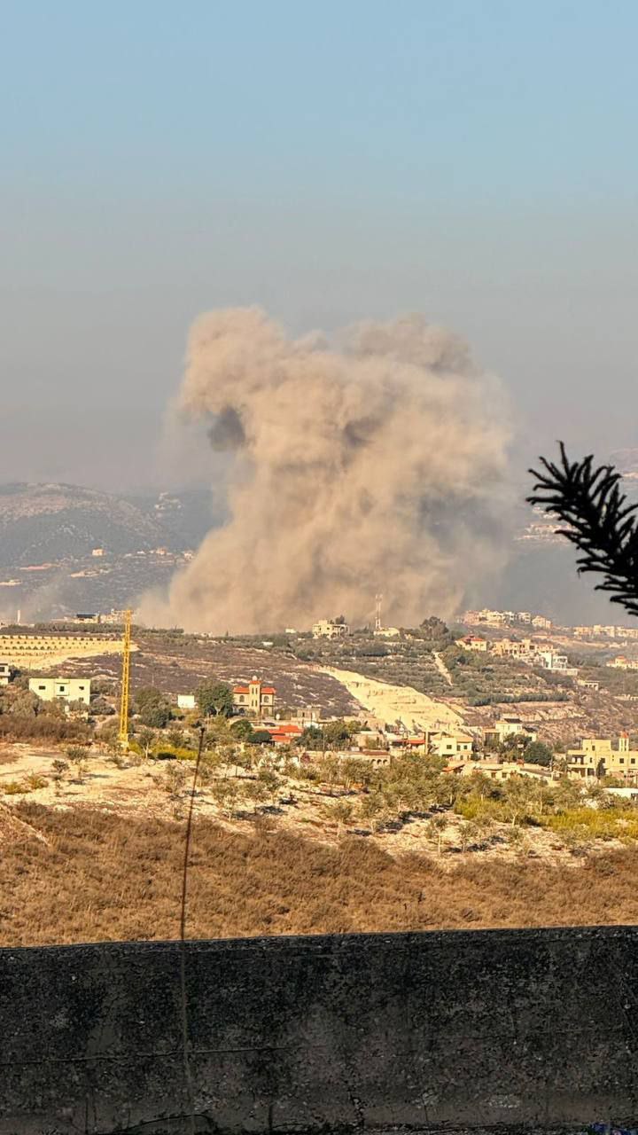 عاجل || طيران الاحتلال يشن غارة ثانية على بلدة بنعفول