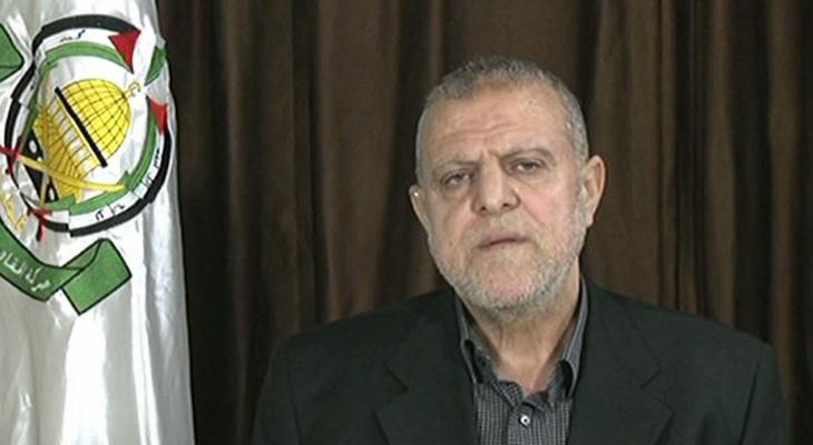 عضو المكتب السياسي لحماس في غزة سهيل الهندي خلال لقاء…