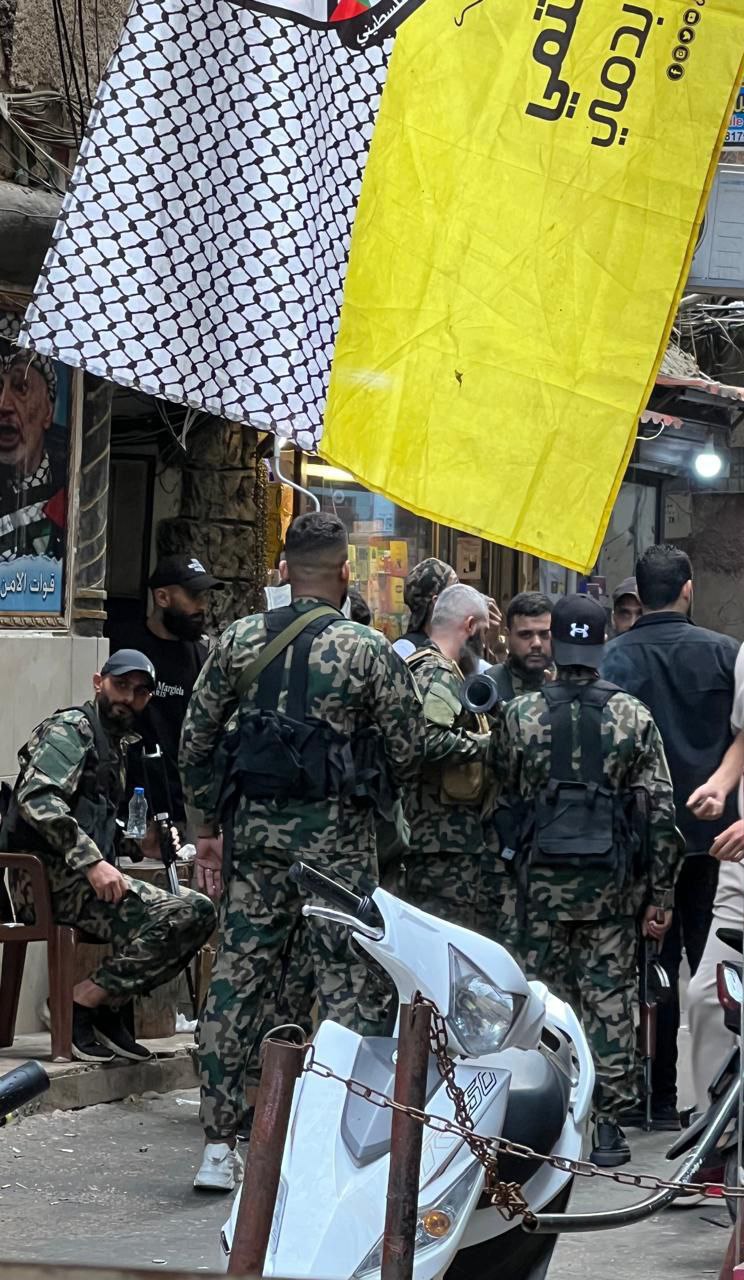 انتشار أمني في مخيم شاتيلا