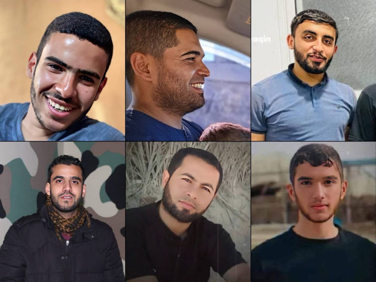 شهداء كتائب القسام الذين انتُشلوا من موقع جثة الضابط الإسرائيلي…