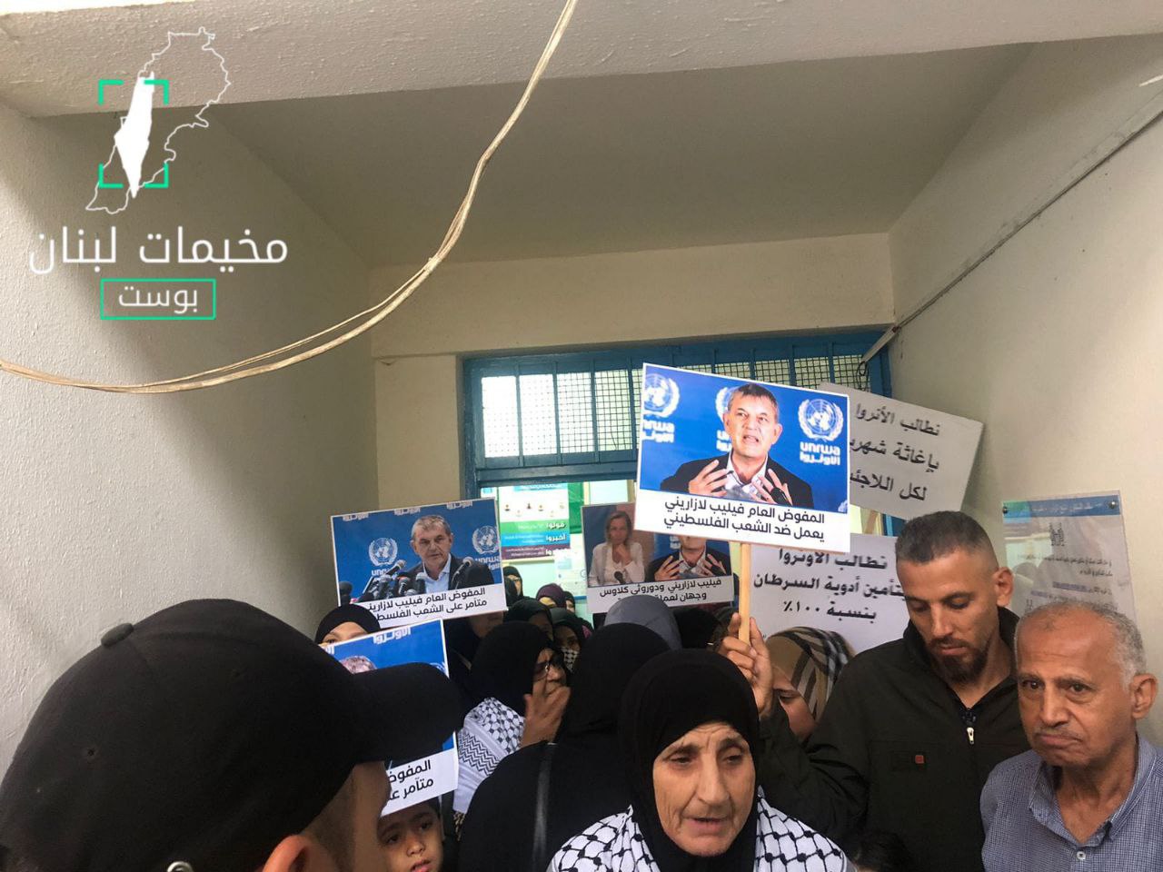 اعتصام جماهيري حاشد مستمر أمام مكتب مدير مخيم عين الحلوة…