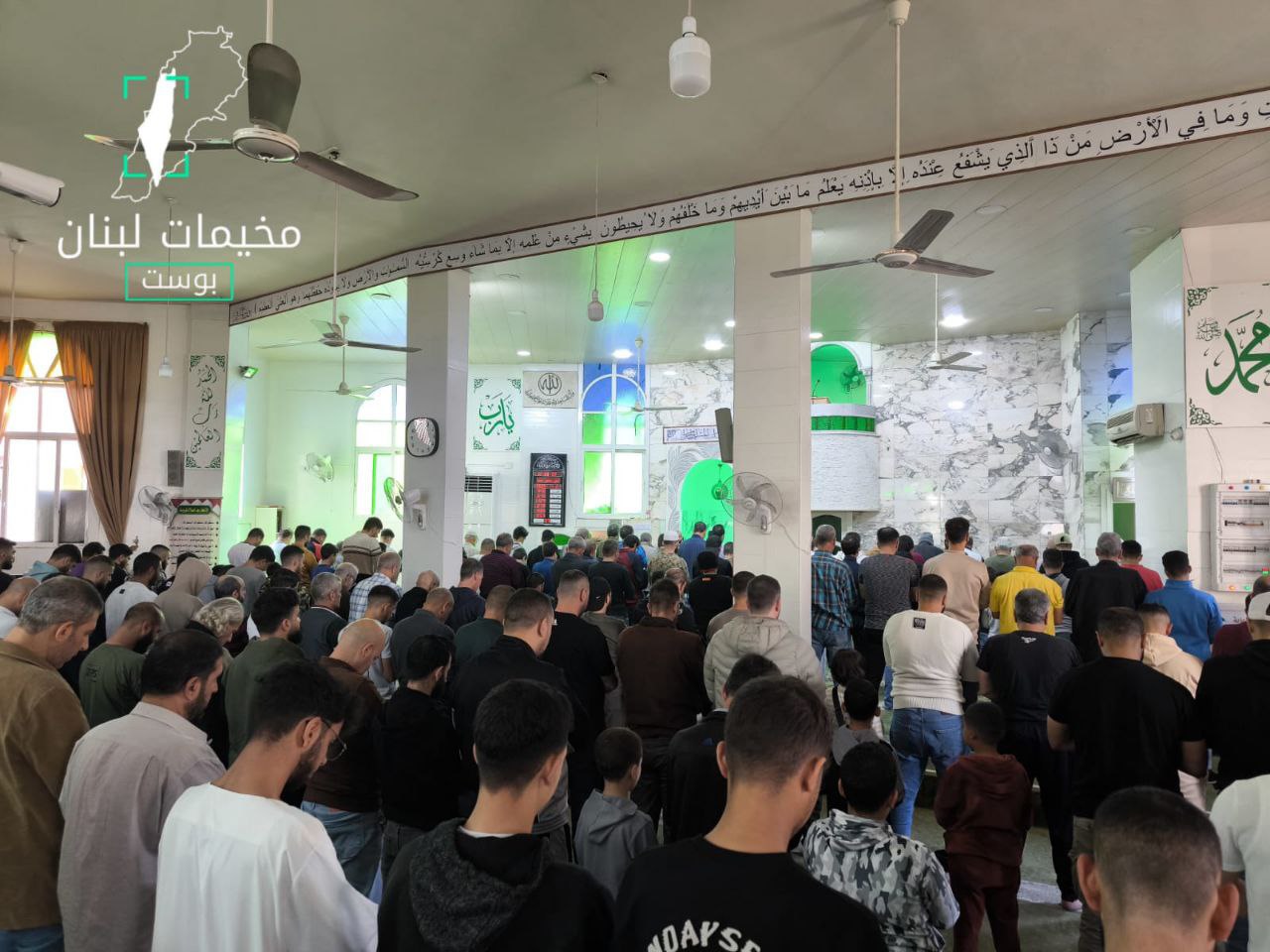 أقامت مساجد مخيم البداوي صلاة الجنازة غائب على شهداء مخيم…