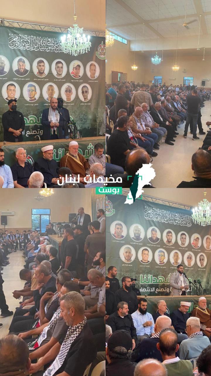 🔴 مشاركة شعبية وسياسية واسعة في تأبين أقمار مجزرة مخيم…