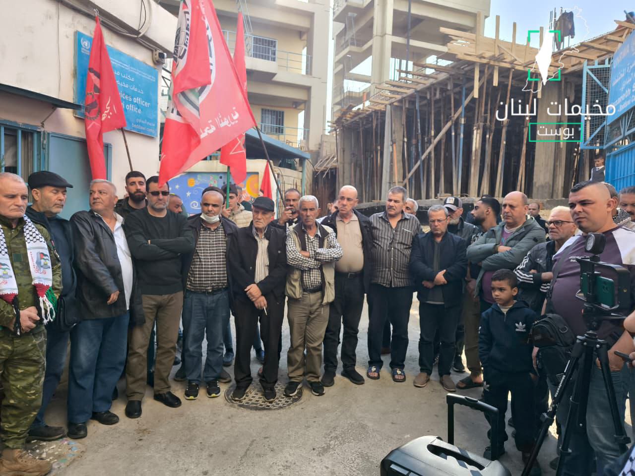 وقفة تضامنية في مخيم البداوي شمال لبنان في ذكرى تقسيم…