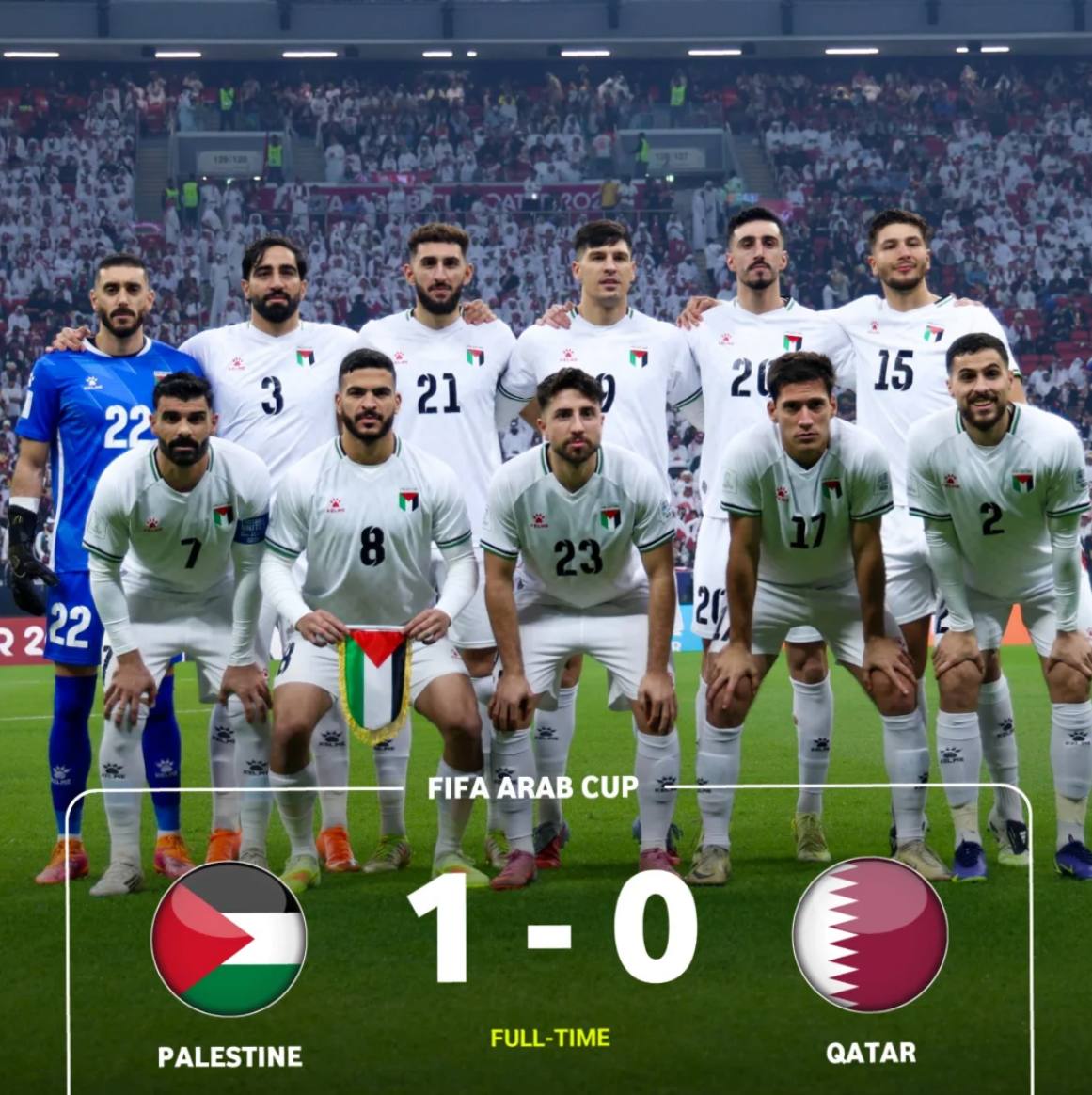 حقّقت فلسطين مفاجأة مدوّية بعدما انتصرت على قطر 1-0 في…