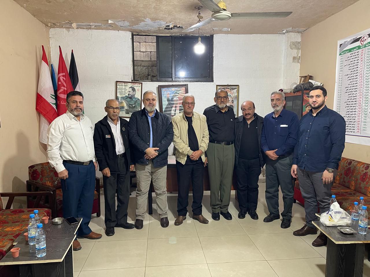 زار وفد من حركة حماس، برئاسة أيمن شناعة، الجبهة الشعبية…