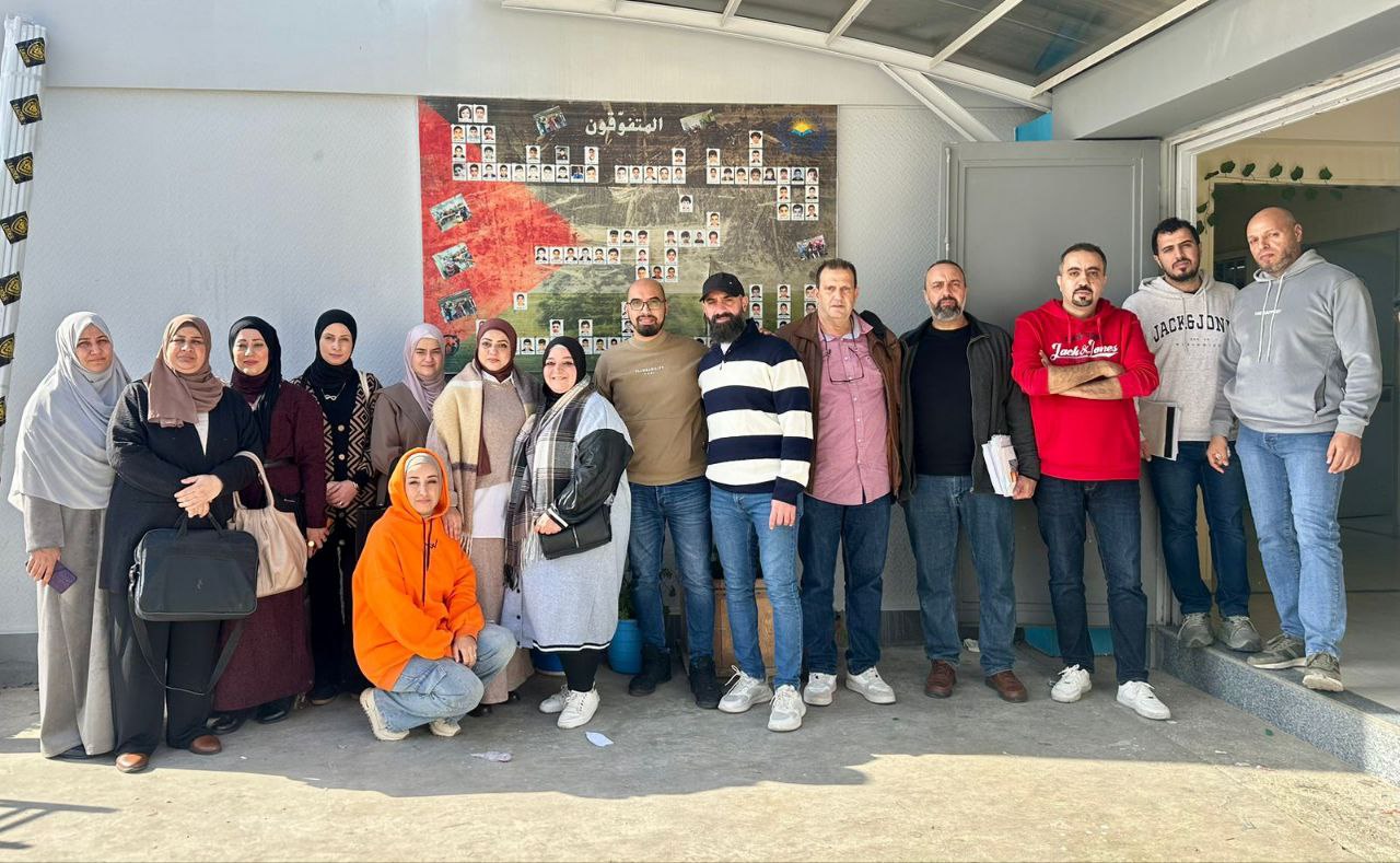 من الوقفة الاحتجاجية في مدرسة نهر الأردن بمخيم البداوي، بمشاركة…