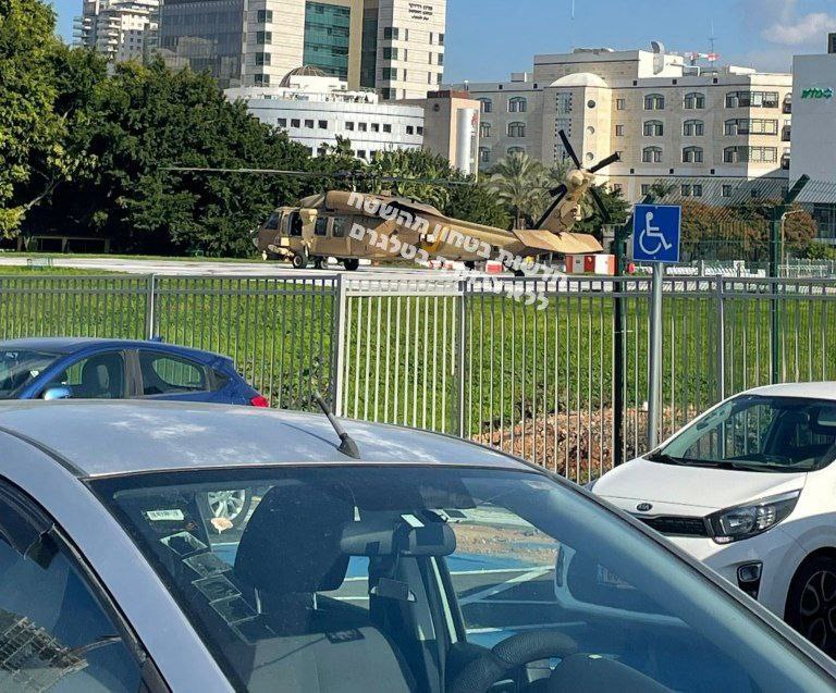 إعلام عبري: إخلاء مروحي من قطاع غزة تجاه مستشفى “بلينسون”