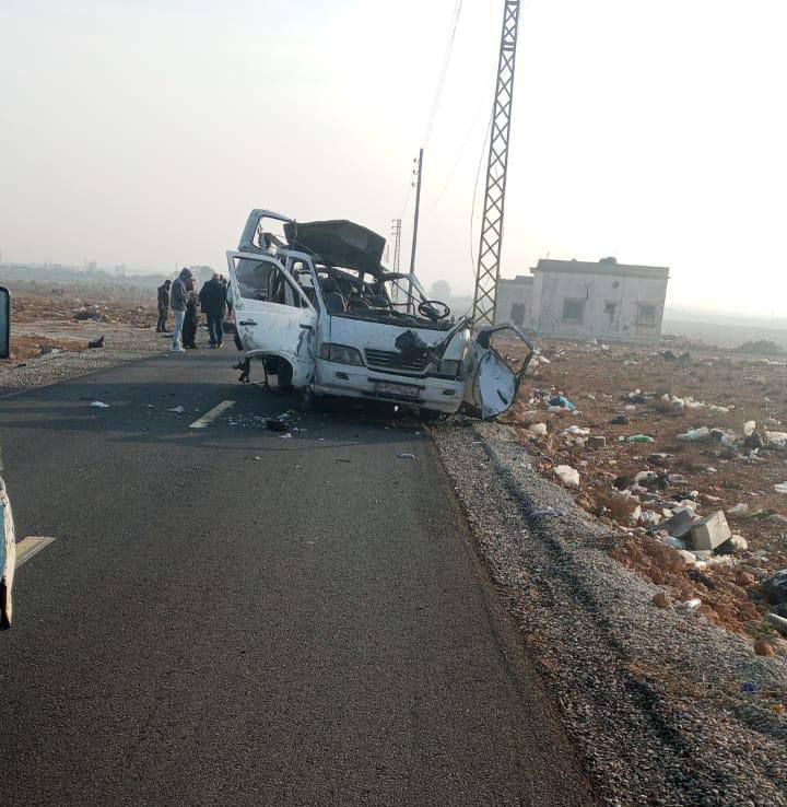 معلومات عن استشهاد شخصين جراء الغارة التي استهدفت سيارة في…