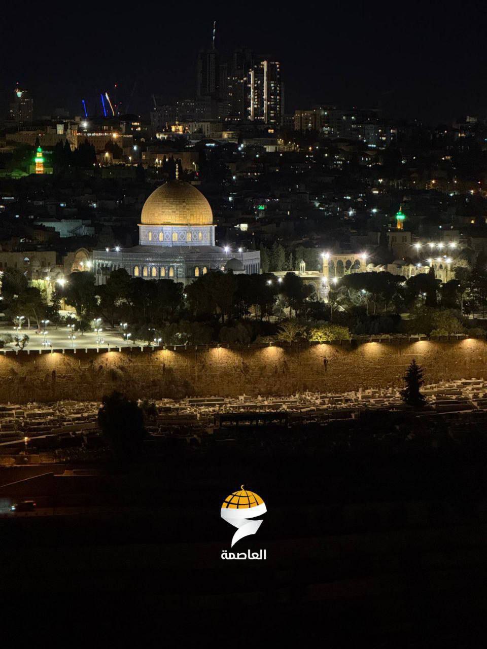 إطلالة مسائية على المسجد الأقصى المبارك اليوم