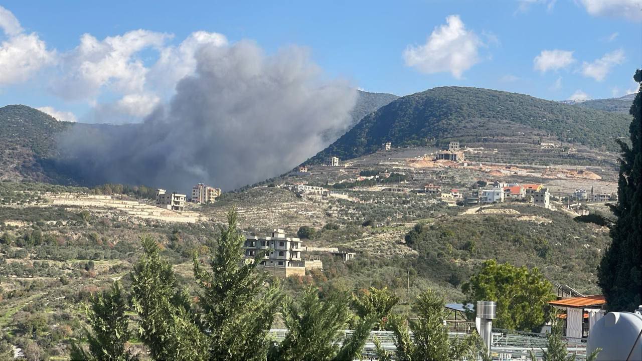 غارة صهيونية تستهدف المنطقة بين بلدتي كفرملكي وبصليا جنوب لبنان