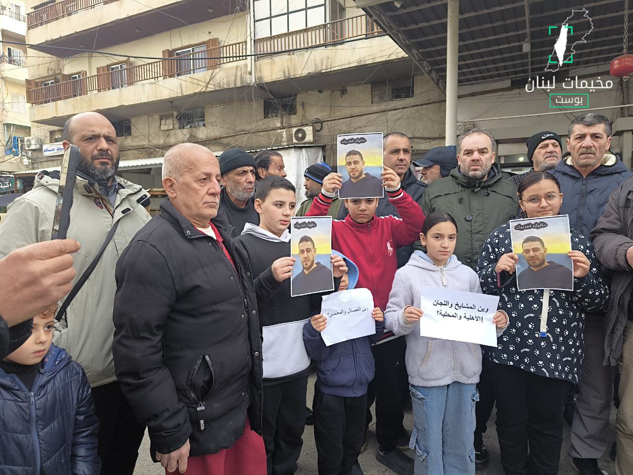 صور || من اعتصام آل زيد في مخيم البداوي، شمال…