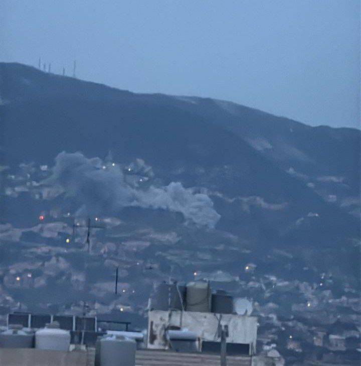 الاحتلال يستهدف بغارة عنيفة المنزل المهدد في بلدة جرجوع