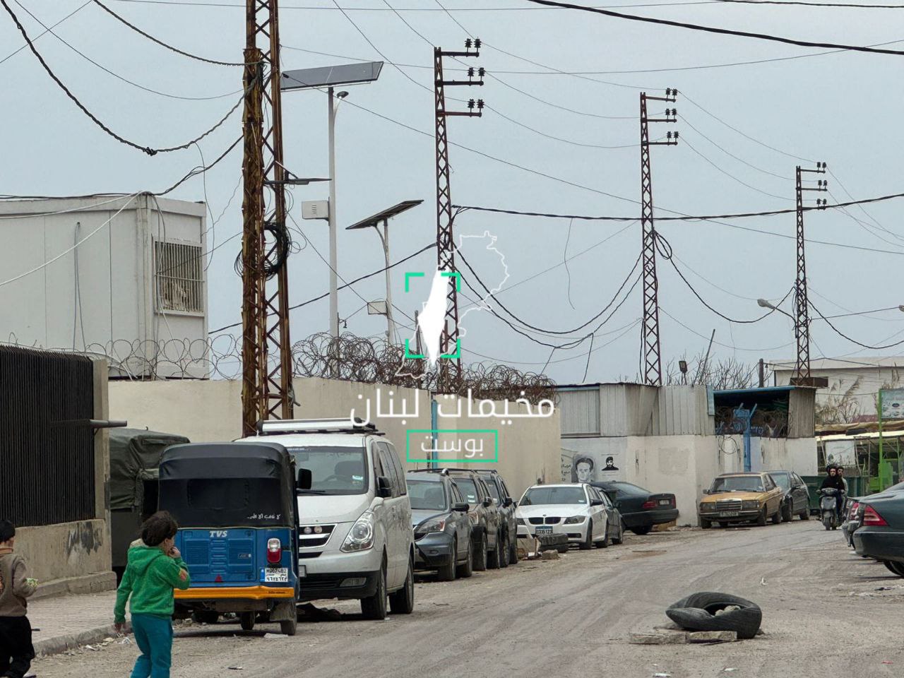 انتشار للجيش اللبناني في شارع المدارس بمخيم نهر البارد، شمالي…