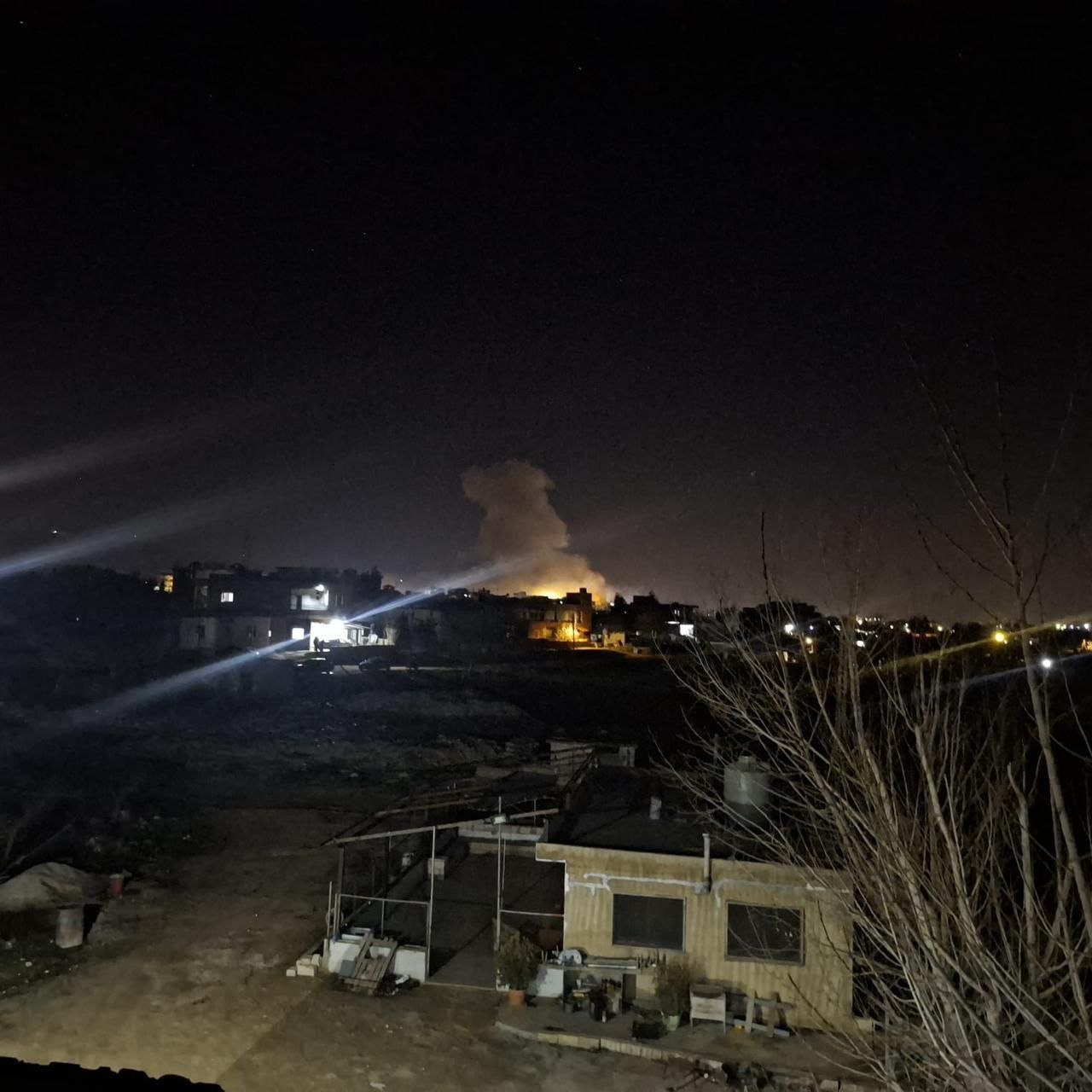 غارة صهيونية تستهدف بلدة تمنين التحتا في البقاع