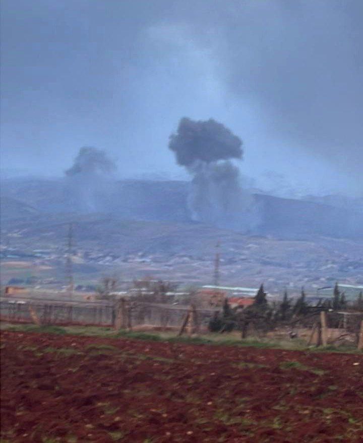 سلسلة غارات تستهدف أطراف بلدة شمسطار في البقاع