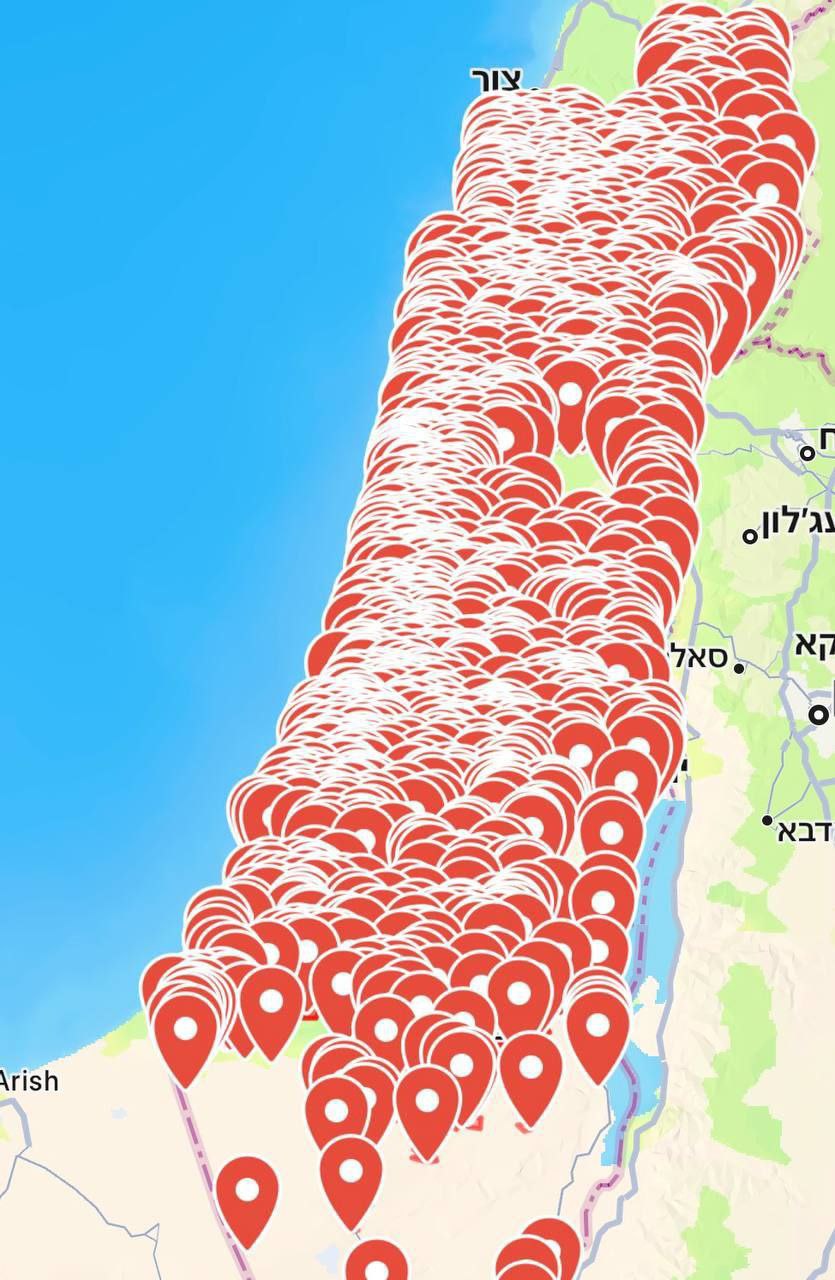 الأراضي الفلسطينية المحتلة من شمالها إلى جنوبها.. المواقع التي فعّل…