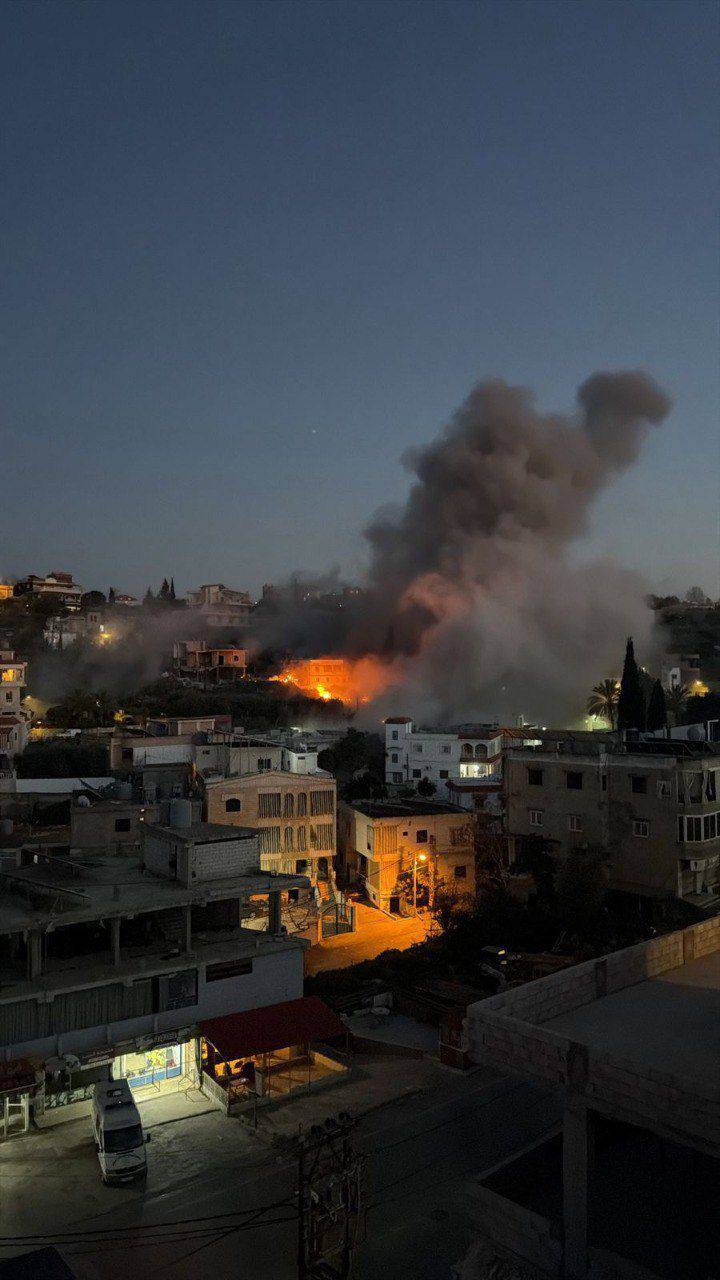 غارة اسرائيلية تستهدف الخرائب جنوب لبنان