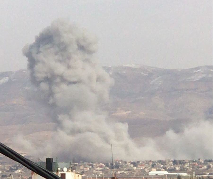 غارة صهيونية على قضاء بعلبك شرقي لبنان