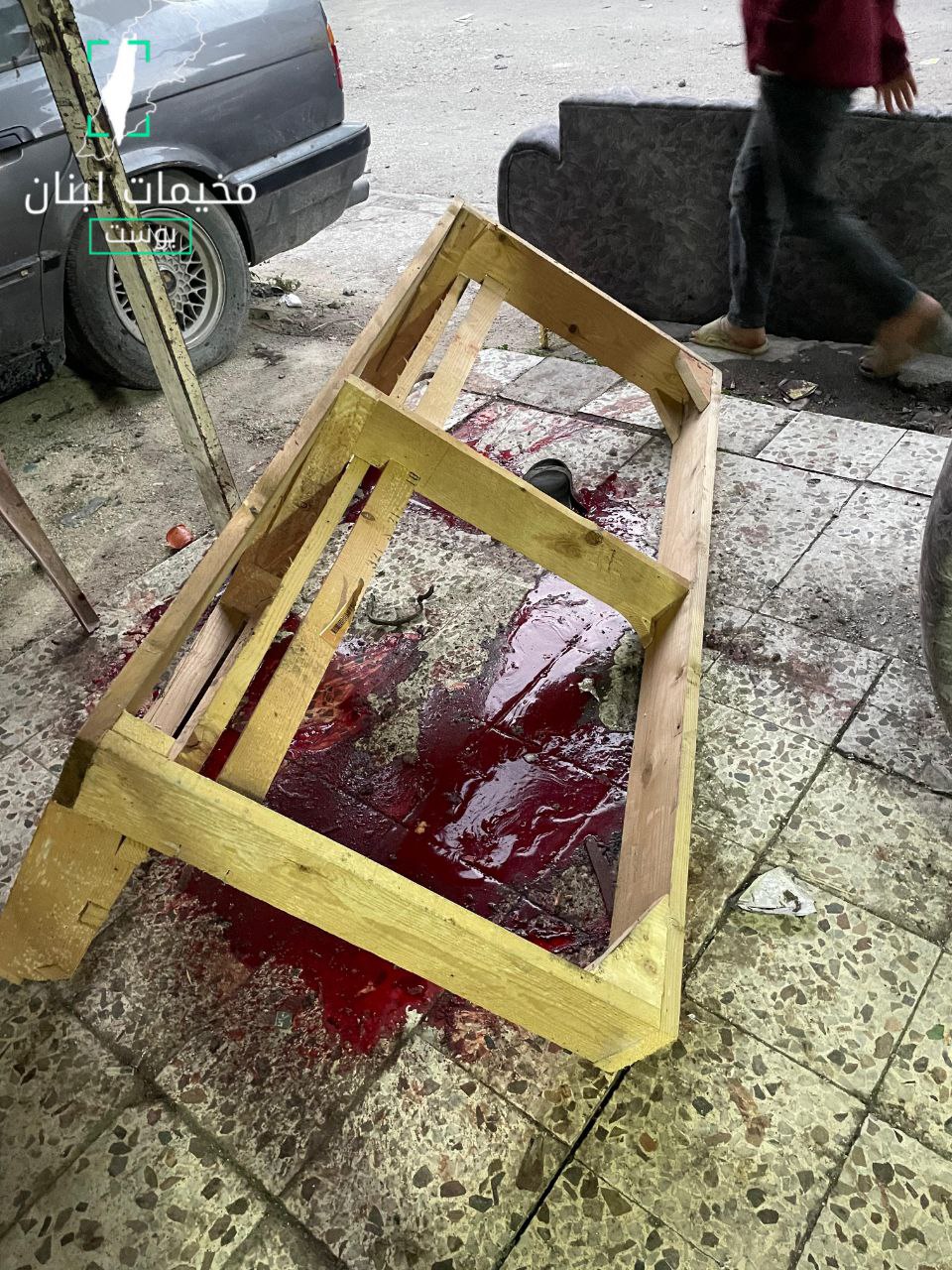 مشاهد من محل المفروشات الذي استُشهد صاحبه “أبو علي” قبل…