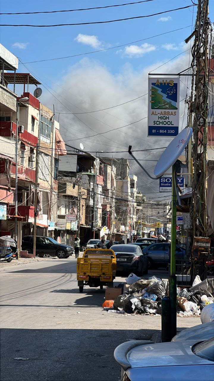 غارة صهيونية على منطقة عين السكة في برج البراجنة بالضاحية…