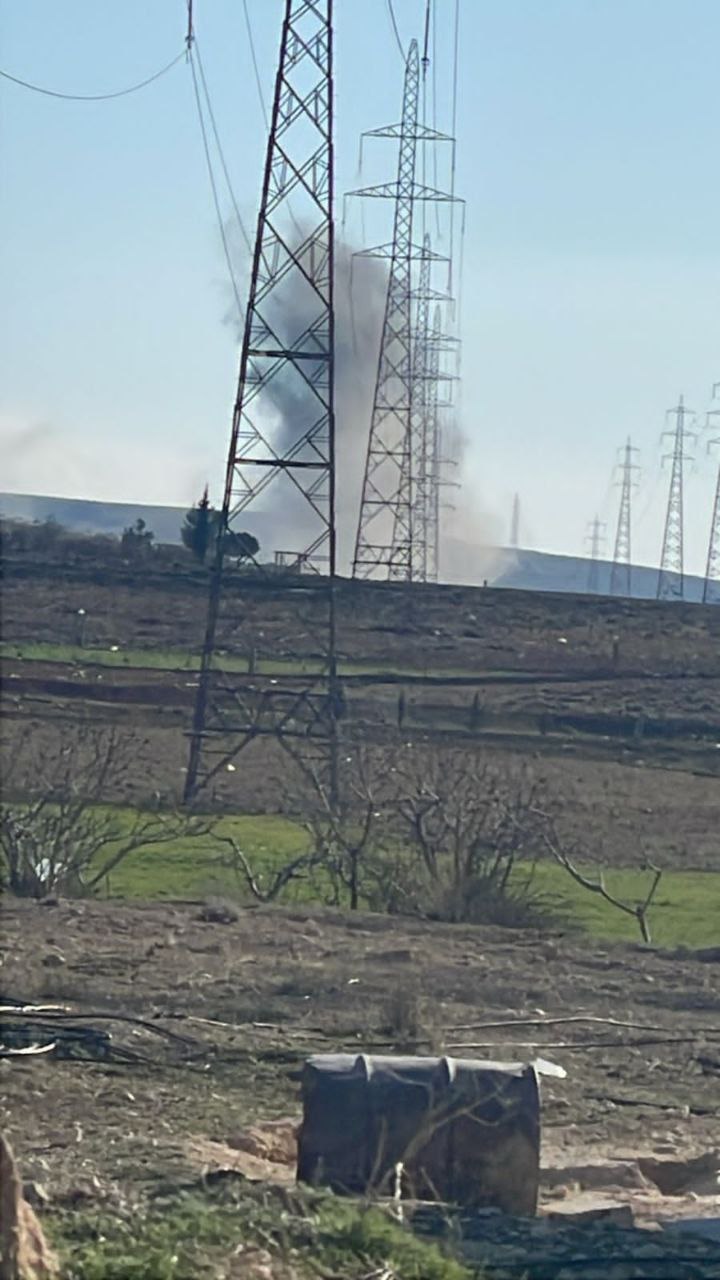 غارة صهيونية على سهل بلدة يونين في البقاع الشمالي شرق…