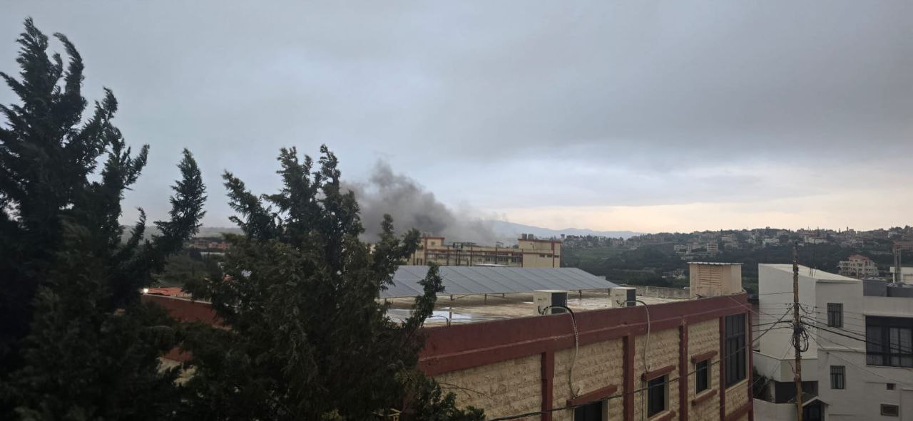 غارة جديده تستهدف الغسانية قضاء صيدا جنوب لبنان