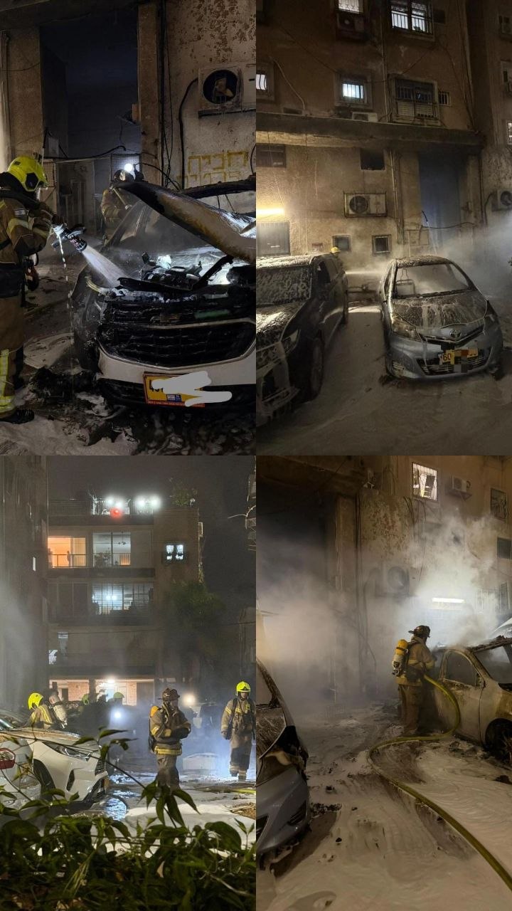 🚨 اندلاع حريق في مركبات المستوطنين ومبنى مجاور وسط فلسطين…