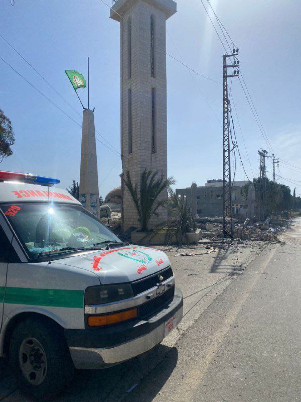 غارة على مسجد بلدة الغندورية جنوب لبنان