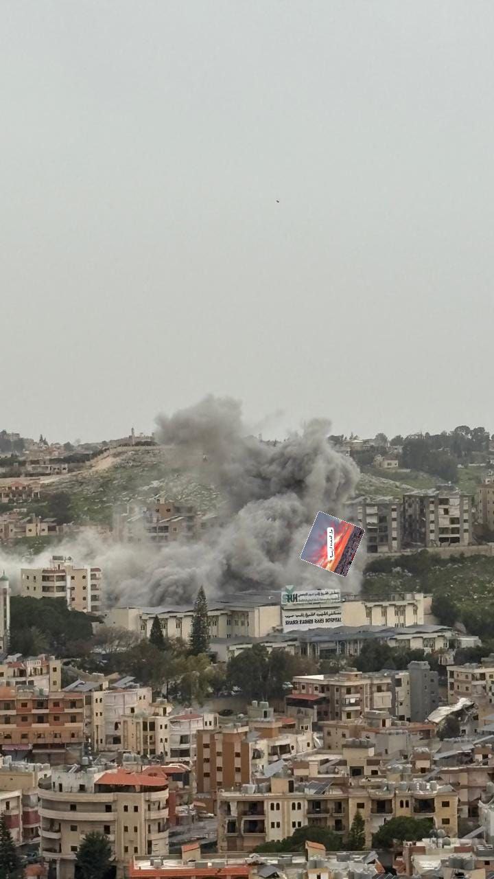 غارة على محيط مستشفى الشيخ راغب حرب في بلدة تول…