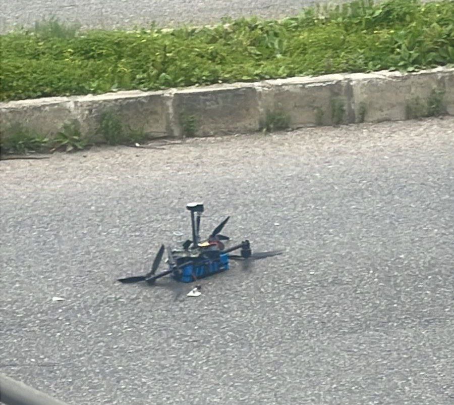 سقوط طائرة مسيّرة لجيش الاحتلال في بلدة المروانية جنوب لبنان.