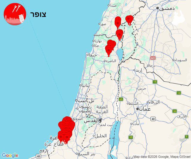 القناة 15 العبرية: أبعد عملية إطلاق من لبنان: 

إطلاق صواريخ…