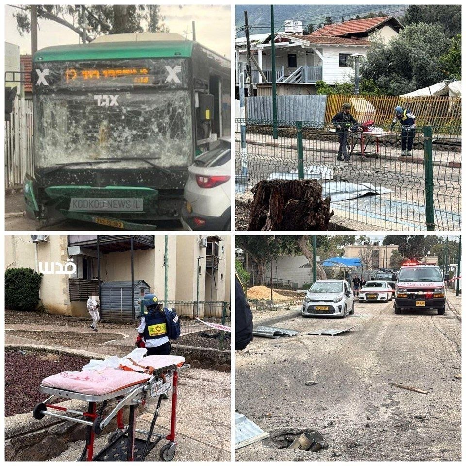 مصابون وأضرار كبيرة في مستوطنة “كريات شمونة”؛ جرّاء صواريخ حزب…