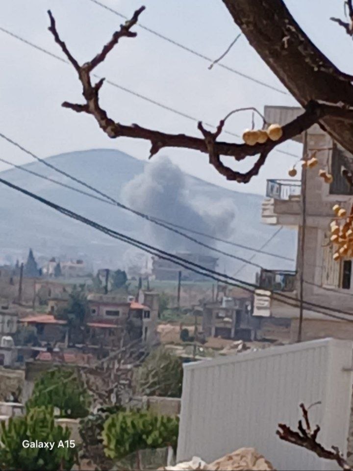 عاجل || طيران الاحتلال يقصف بلدة شمسطار قضاء بعلبك شرقي…