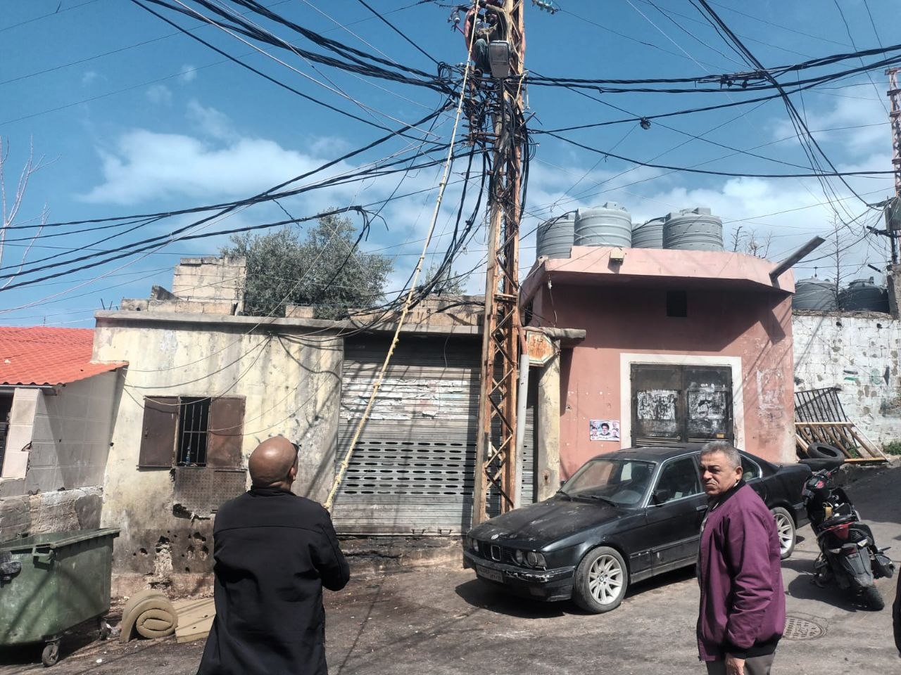 تمت معالجة عطل فني تسبب بانقطاع الكهرباء في مخيم برج…