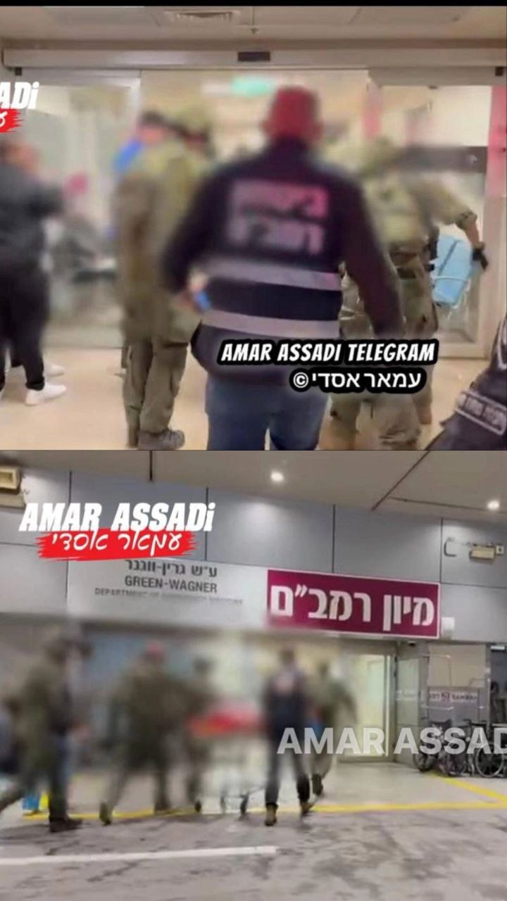 🚨 صور للحظة وصول جرحى قوات الاحتلال الذين أصيبوا خلال…